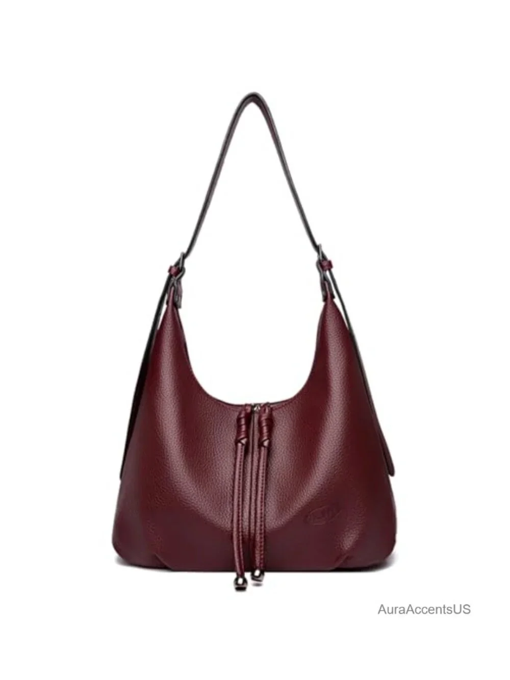 Women's Hobo Bag Soft Vegan Leather Slouchy Shoulder Purse Tote Crossbody